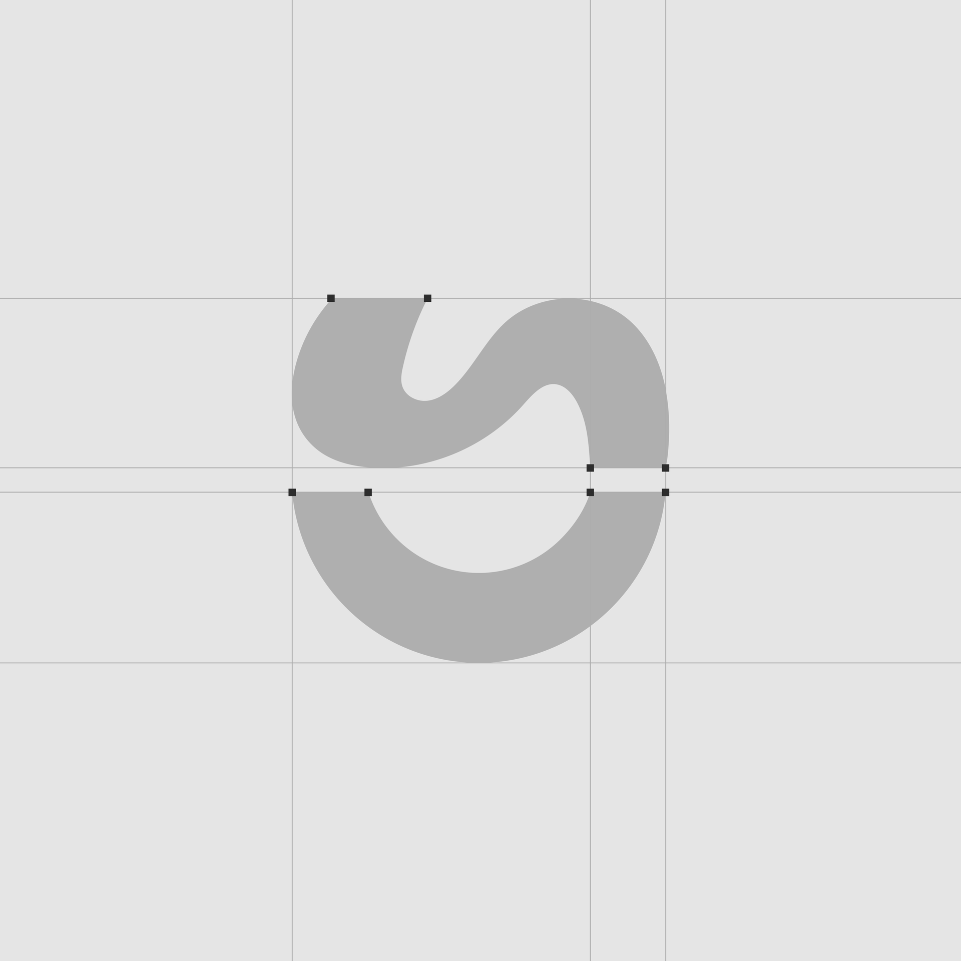 Editorial social campaign typography