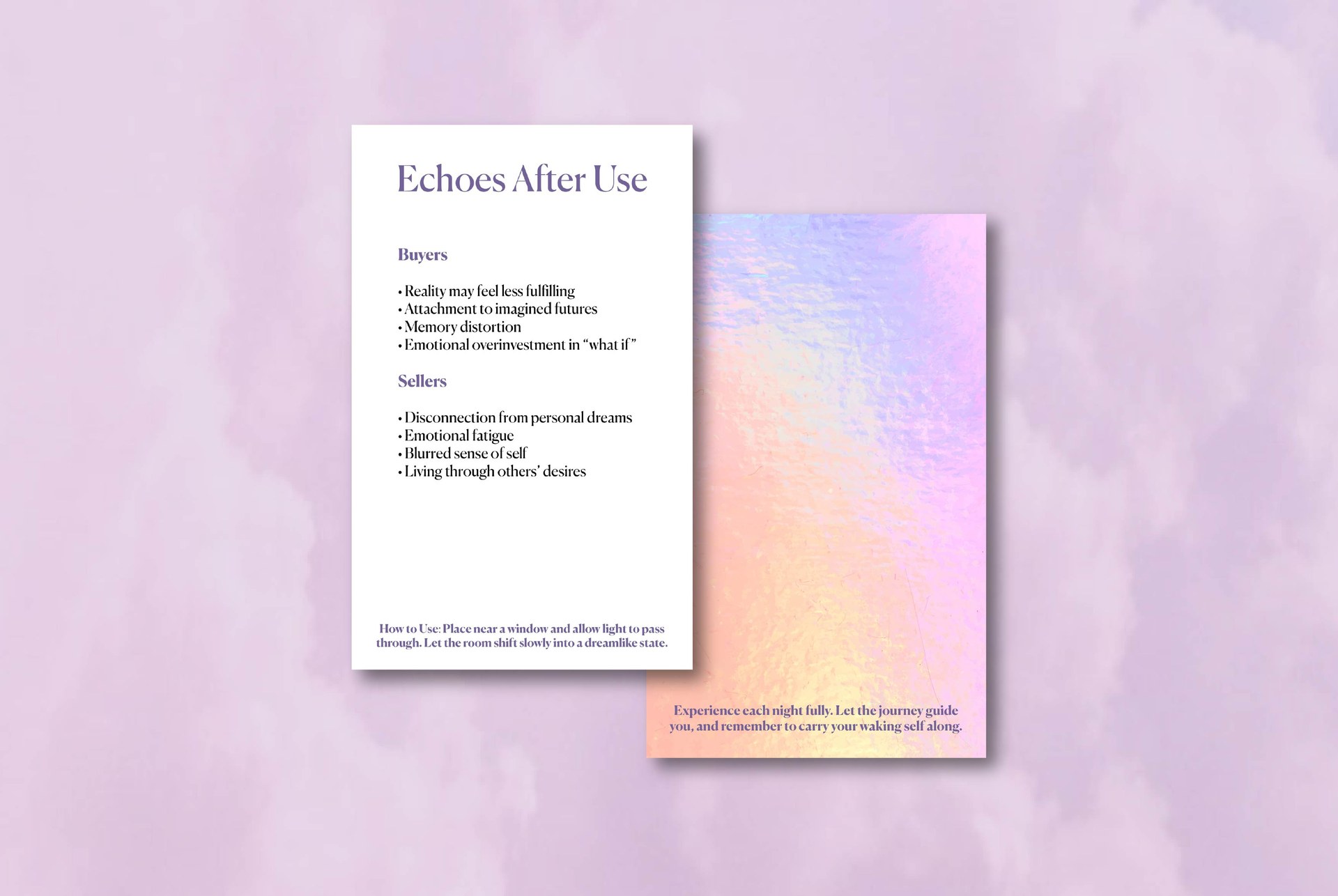 Inner gradient narrative inserts