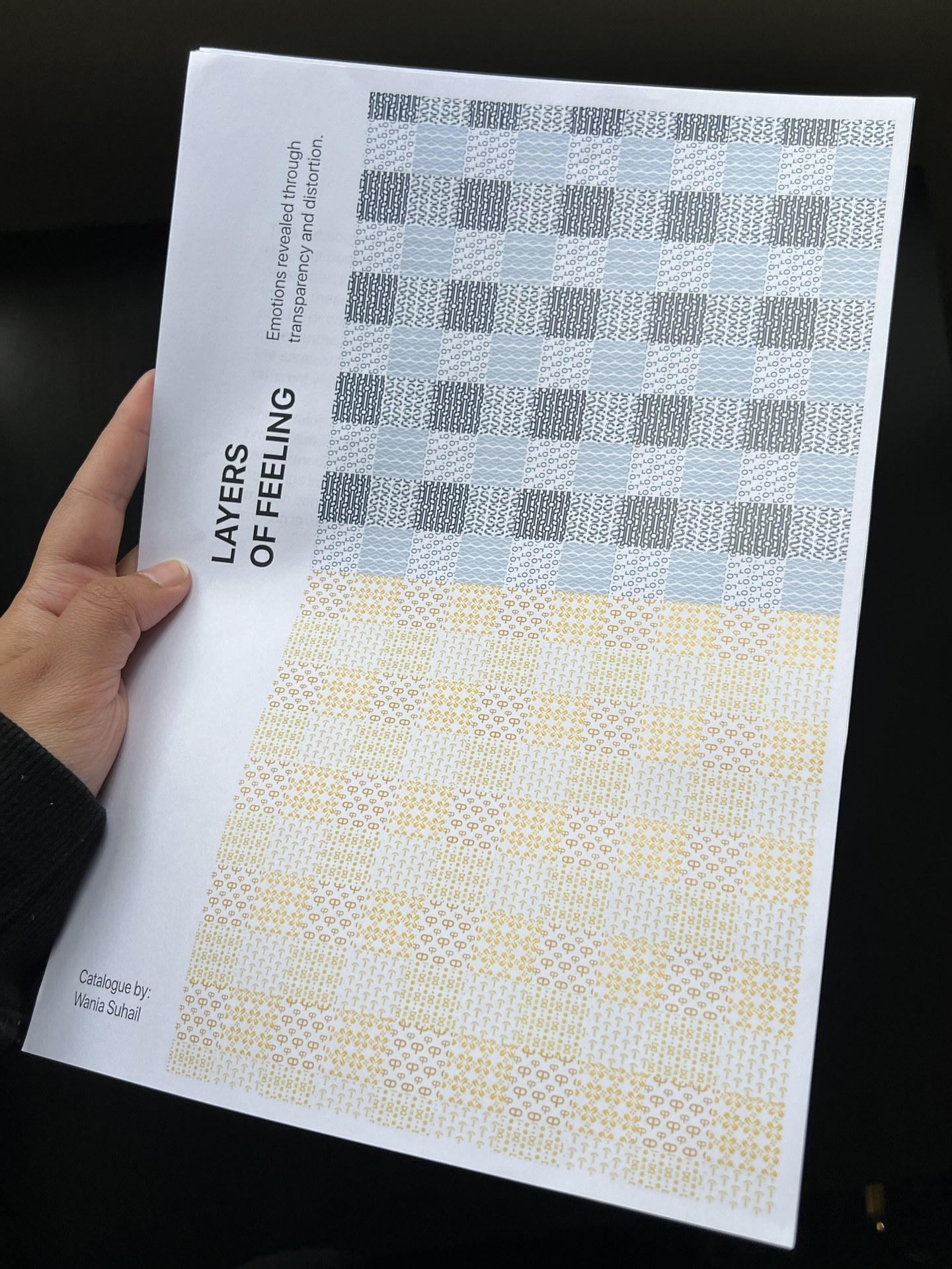Typographic breakdown into geometric repeat patterns