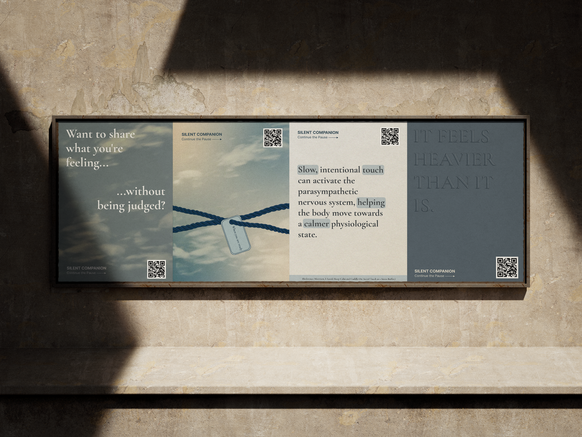 Exhibition and campaign framing